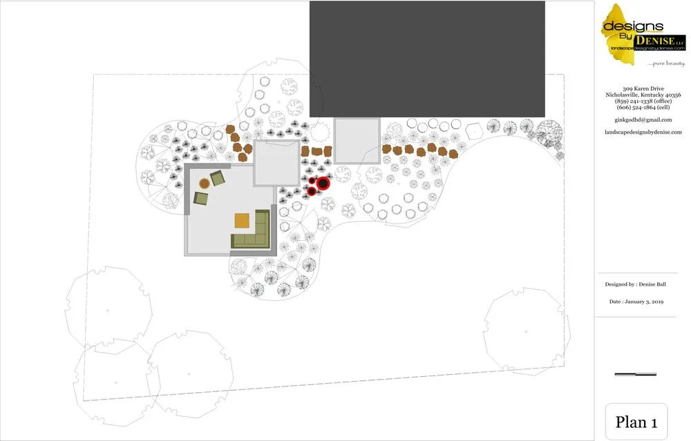 Trusted residential landscaping for homes in Nicholasville, KY by Designs by Denise