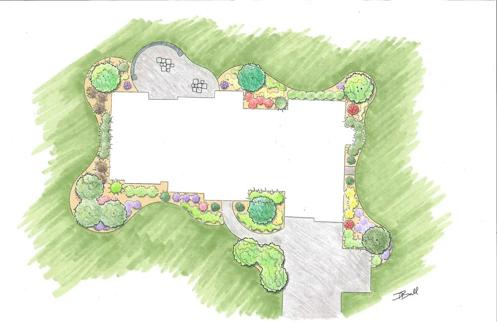 Top-rated landscape design for homes across Nicholasville, KY - Designs by Denise