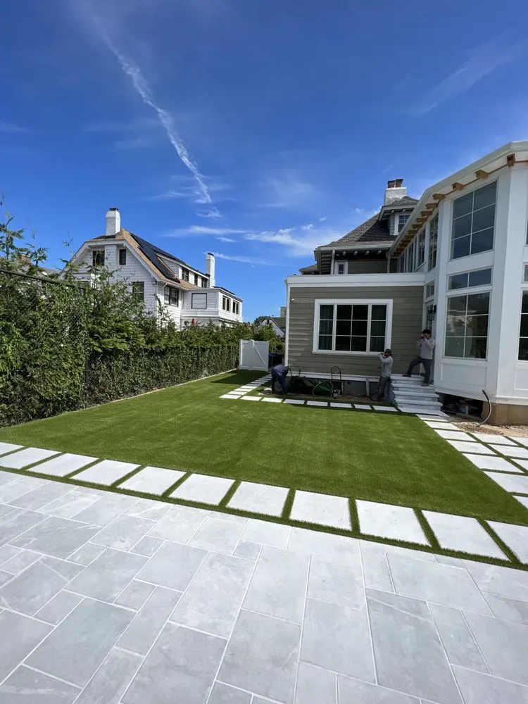 Expert garden landscaping for residential properties in East Patchogue, NY by Designscapes of Long Island
