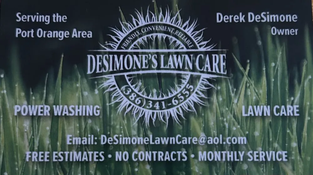 Affordable lawn care service with custom design in Port Orange, FL by Desimone’s Lawn Care