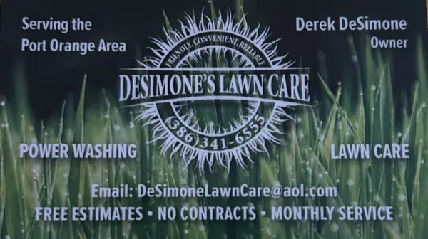 Desimone’s Lawn Care Logo