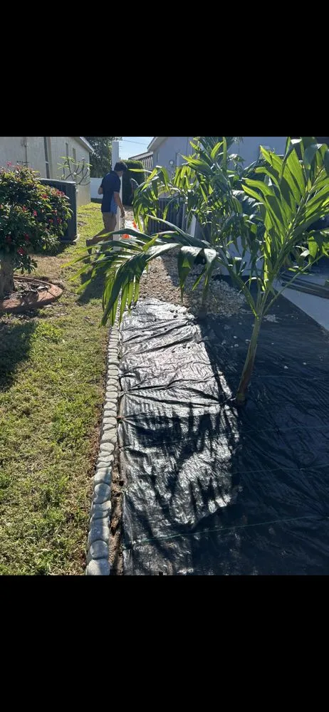 Custom garden landscaping in Clewiston, FL by Destiny Landscape Solutions