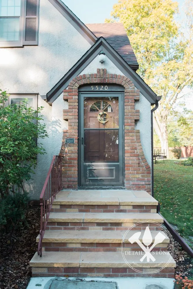 Custom landscape installation in Farmington, MN - Detail Stone