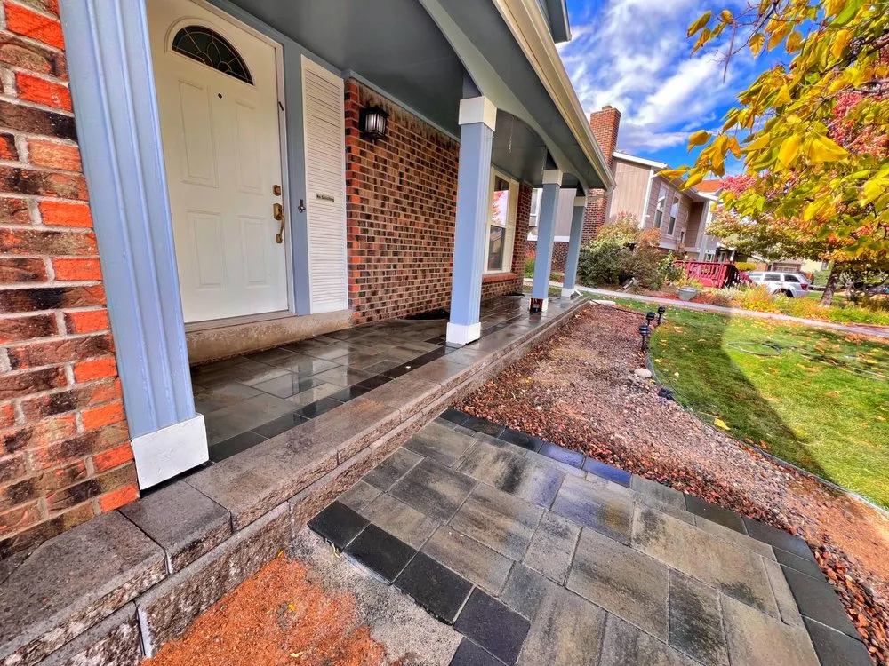 Custom landscape installation in Aurora, CO by Detailcrews