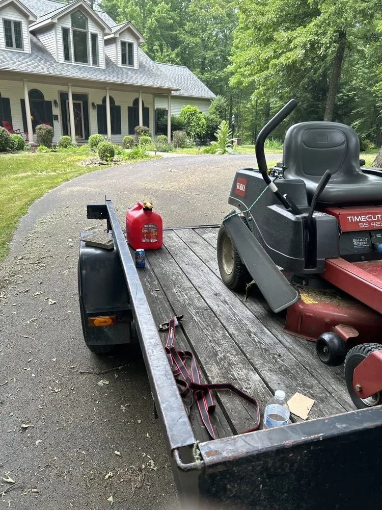 Custom landscape installation for homes across Corning, NY - DETER LAWN SCULPTURES