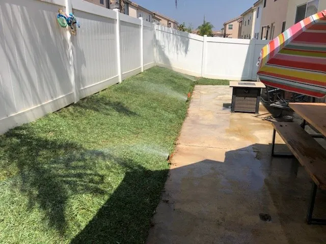 Reliable lawn mowing service for year-round maintenance in Highland, CA by Devil Dog Landscaping