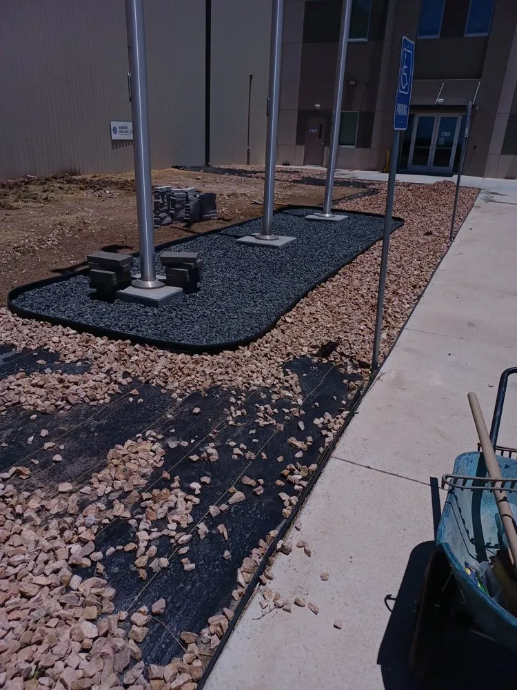 Custom garden landscaping for year-round maintenance in Odessa, TX by Devin Cummings