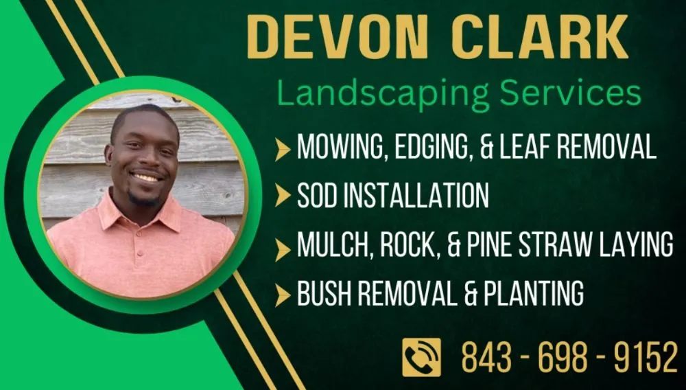 Local yard maintenance experts serving Longs, SC - Devon's Clark Landscaping Services