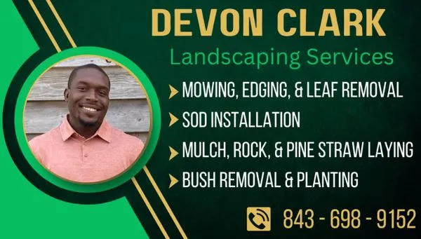 Devon's Clark Landscaping Services Logo
