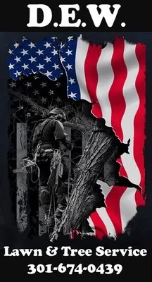 DEW Lawn & Tree Service Logo