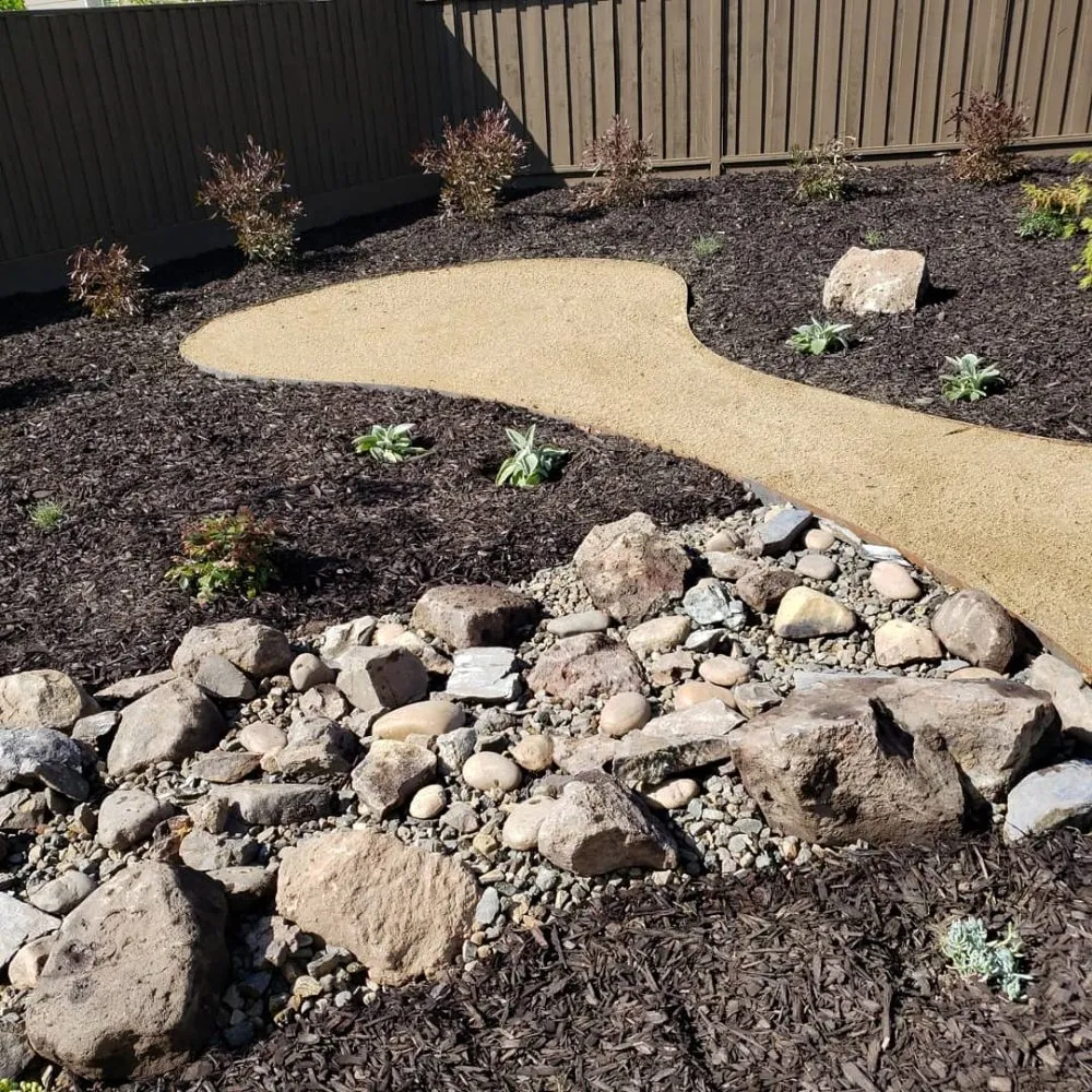 Custom landscape installation in Santa Rosa, CA - Dew Of The Dawn Landscaping