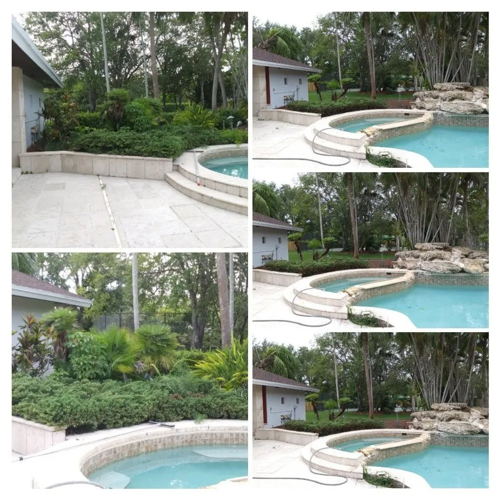 Local residential landscaping for year-round maintenance in Miami, FL by Dewberry & Mills Cleaning Services