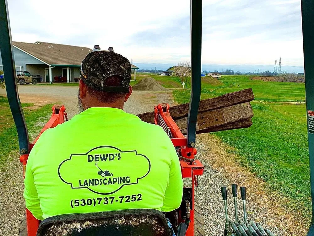 Professional residential landscaping for residential properties in Red Bluff, CA by DEWD’s Landscaping