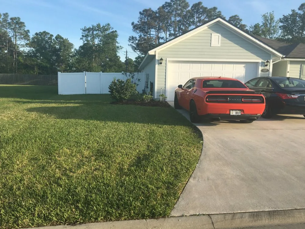 Affordable landscape installation in St. Augustine, FL by Dewitts Landscaping and Irrigation