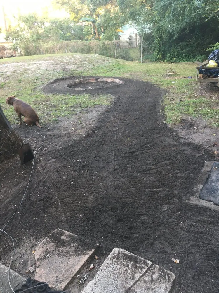 Custom garden landscaping with custom design in St. Augustine, FL by Dewitts Landscaping and Irrigation