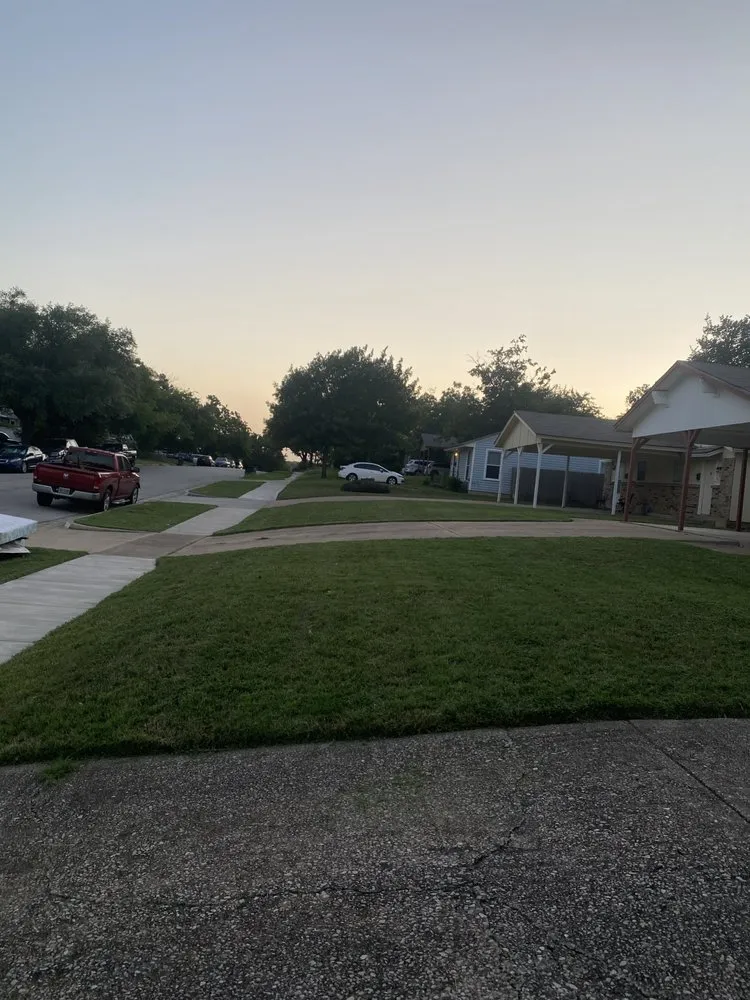 Expert lawn mowing service with custom design across Alvarado, TX - Dew’s Helping Hands