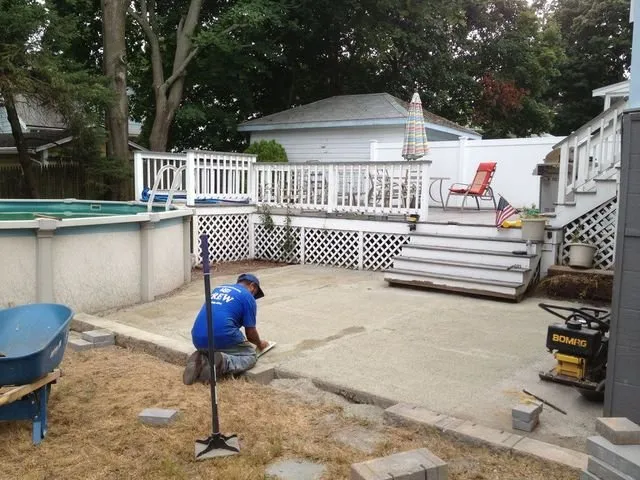 Custom landscaping services for outdoor upgrades in West Bridgewater, MA by DeZine Land Construction & Care