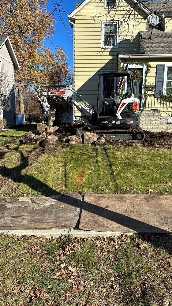 Custom landscaping services in Westwood, NJ by D&F Landscaping