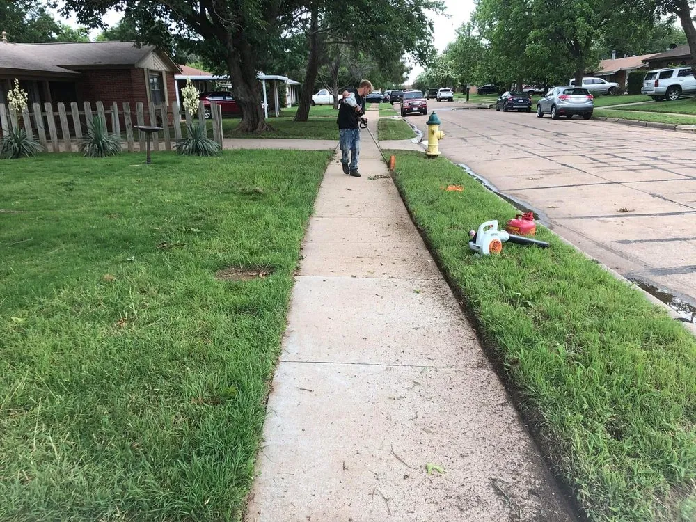 Trusted lawn mowing service for year-round maintenance in Wichita Falls, TX by Dfn Lawn & House Remodeling