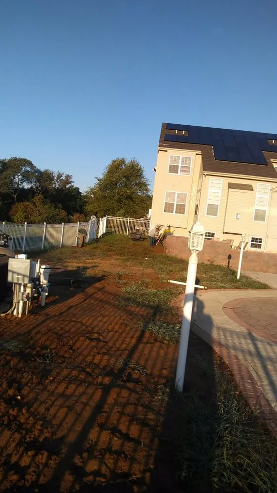 Professional landscape installation in Hightstown, NJ by DFV Landscaping