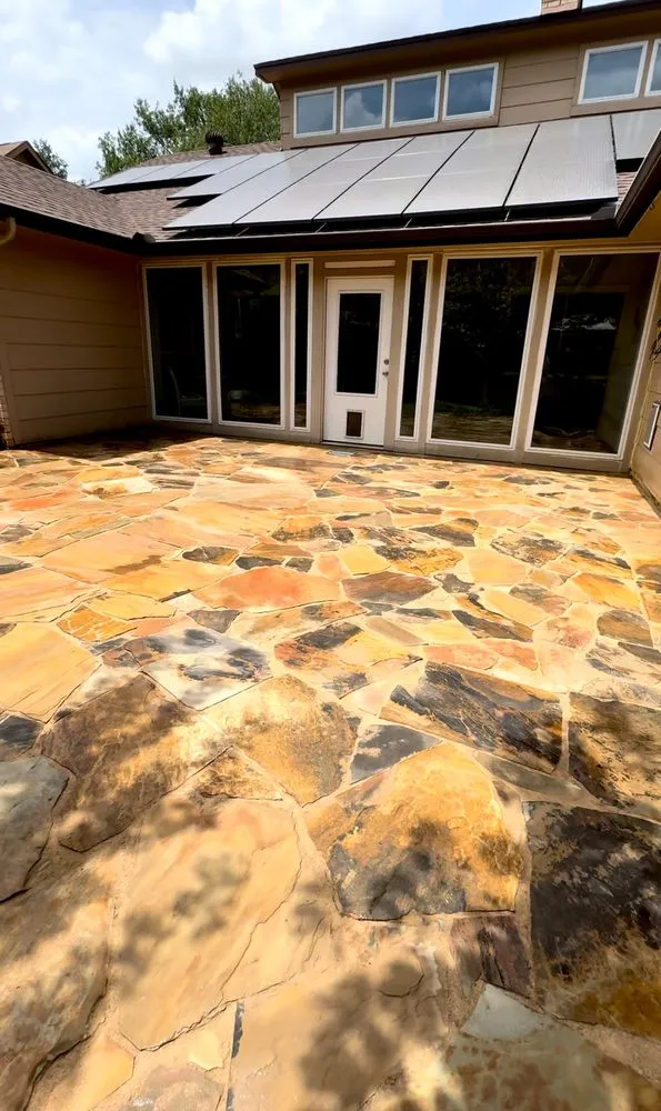 Local yard cleanup service with custom design in Dallas, TX by DFW Blum Landscape