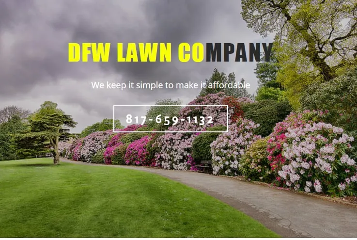 Local outdoor landscaping in Crowley, TX - DFW Lawn Company
