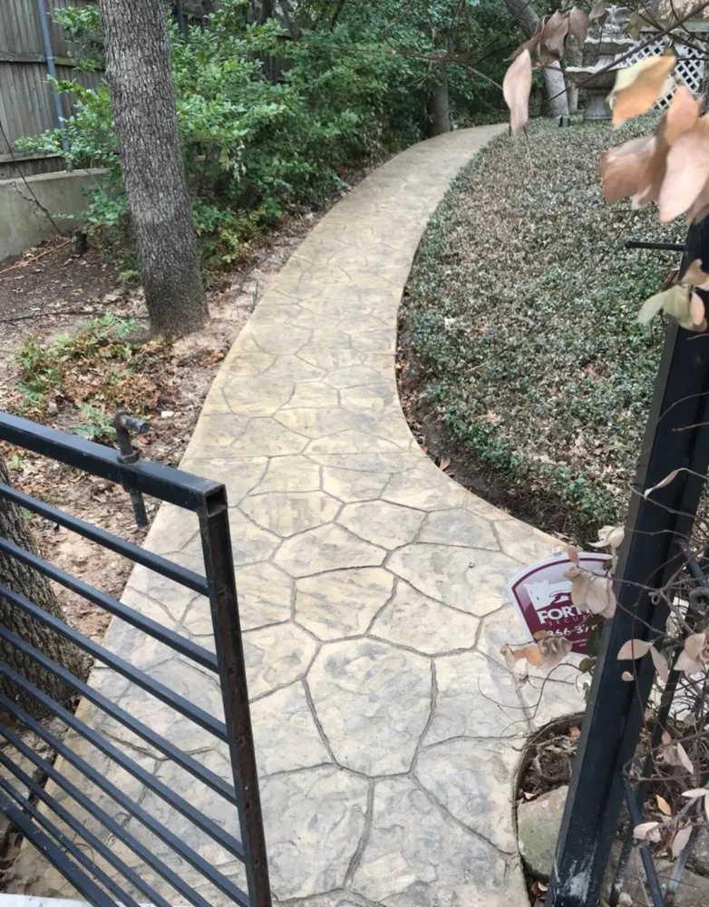 Professional landscape design in Garland, TX by DFW Modesto's Concrete