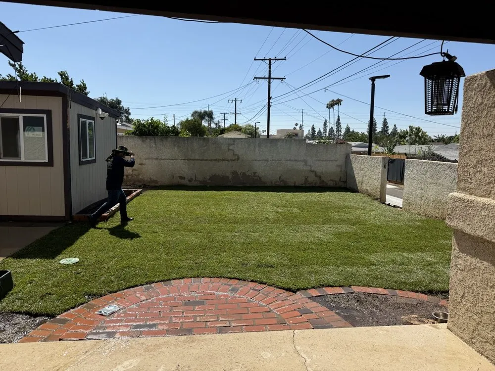 Affordable landscape installation in Jurupa Valley, CA by D&G Landscaping & Tree Service