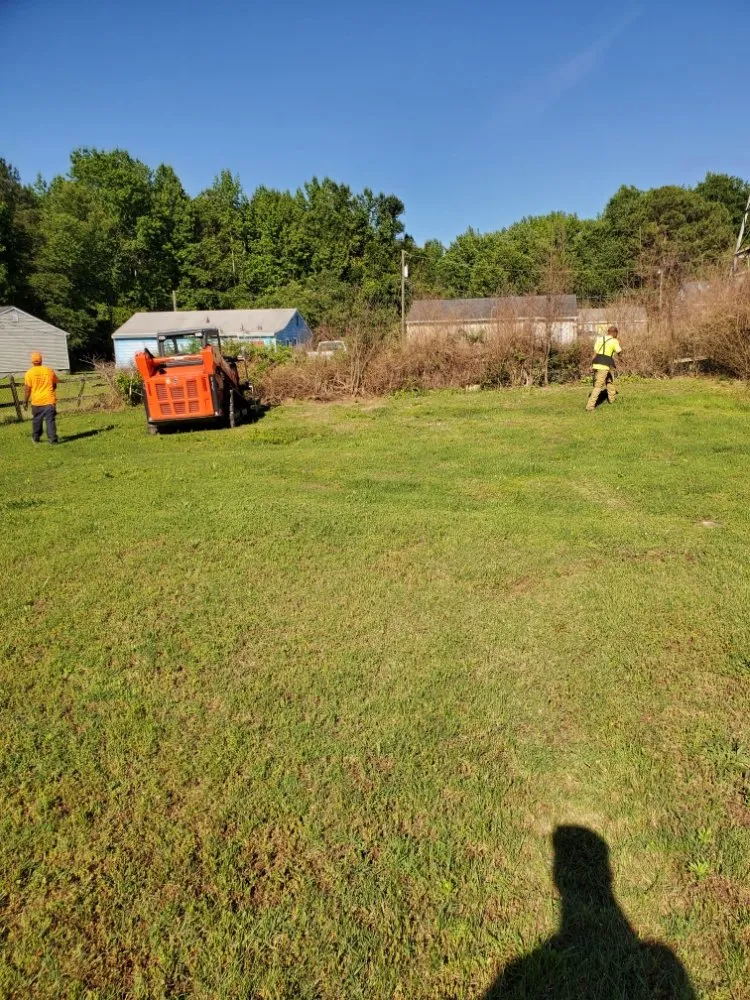 Custom outdoor landscaping in Chester, VA by D&G Multi Services