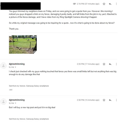 DG Tree Trimming and Removal