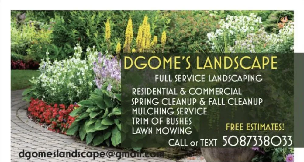 Expert yard maintenance with custom design in Framingham, MA by Dgome's landscape