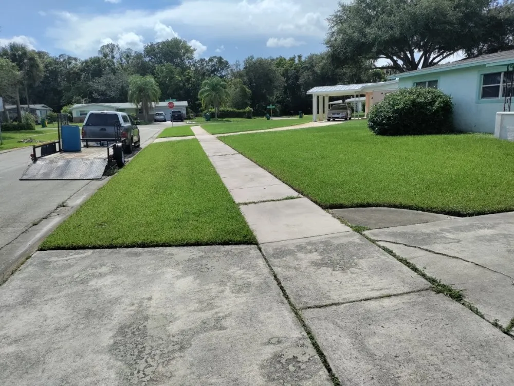 Professional outdoor landscaping for homes across Cocoa, FL - DGR Wow Lawn Care