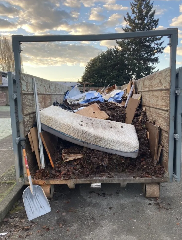 Professional yard cleanup service in Seattle, WA by DH Hauling and Demo