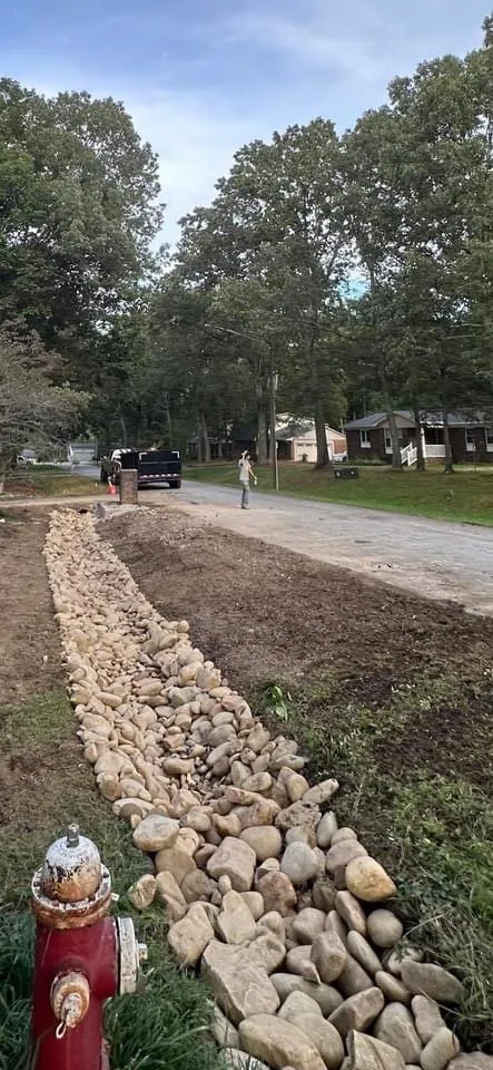 Professional landscape installation in Winston-Salem, NC by DH Landscape & Hardscape Solutions