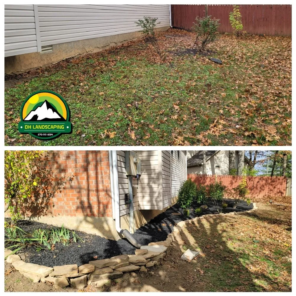 Custom yard cleanup service in Bowling Green, KY by DH Landscaping