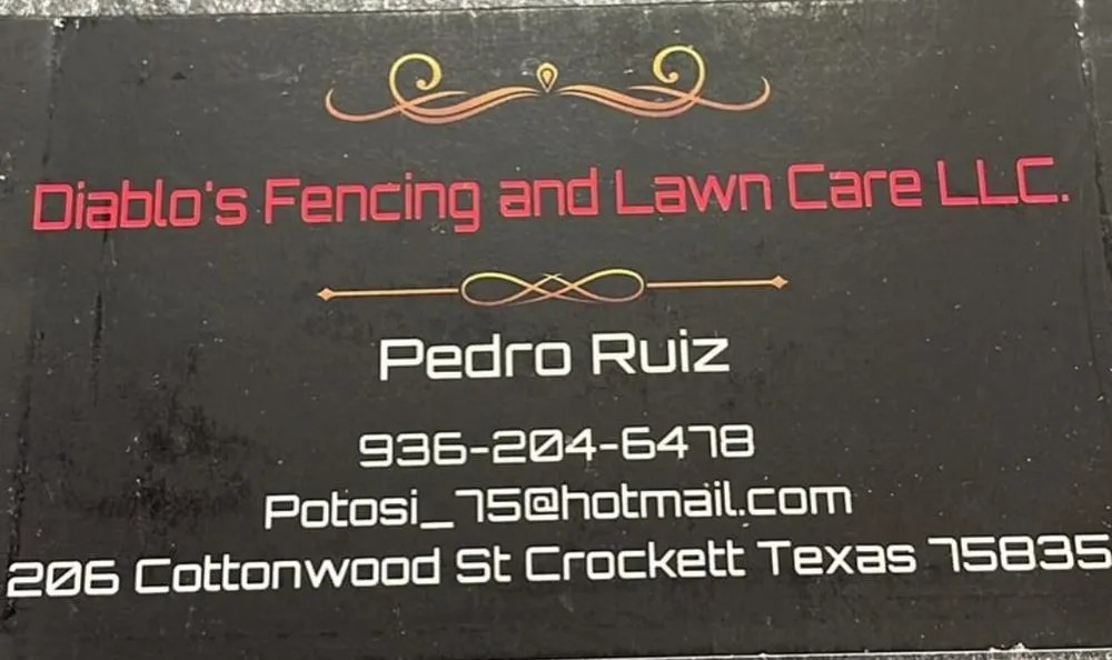 Local outdoor landscaping in Crockett, TX by Diablos Lawn Care