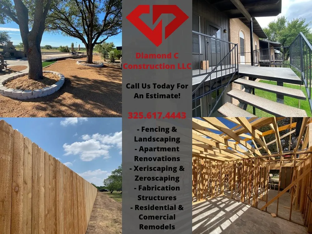 Trusted landscape installation with custom design in San Angelo, TX by Diamond C Services