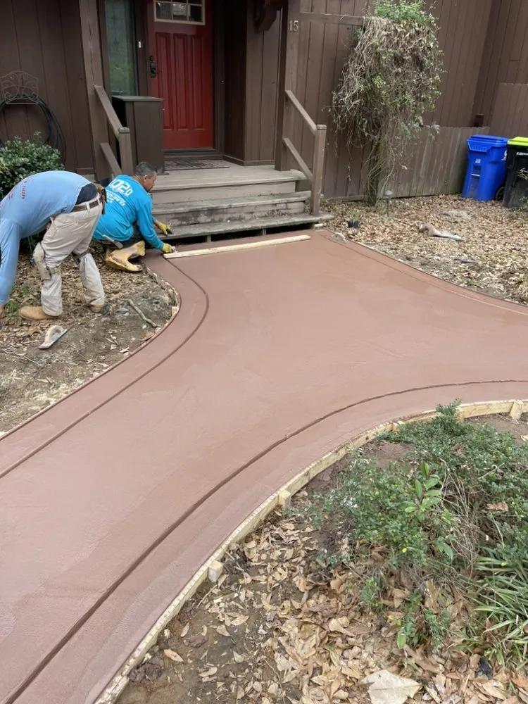 Custom landscape installation for residential properties in Newnan, GA by Diamond Concrete Landscaping And Junk Removal