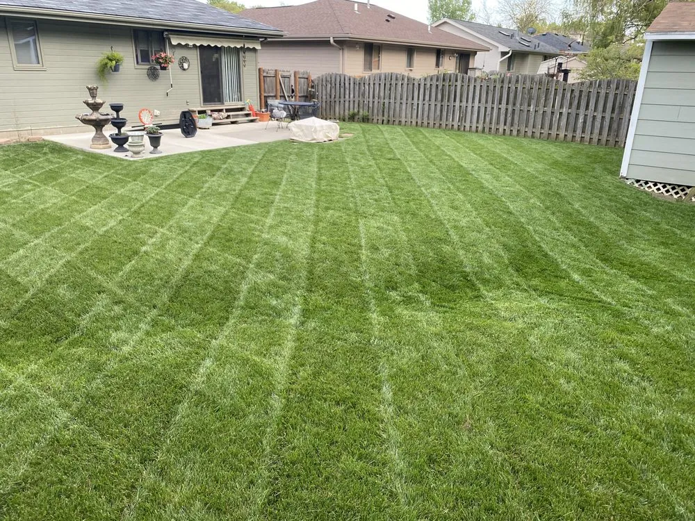 Professional landscaping services for year-round maintenance in Omaha, NE by Diamond Cut Lawn Care