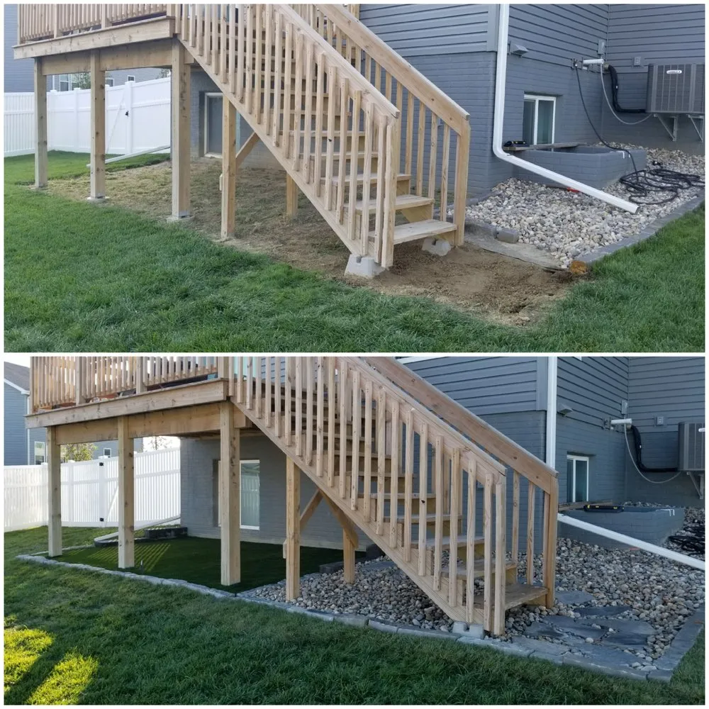 Custom residential landscaping in Omaha, NE - Diamond Cut Lawns