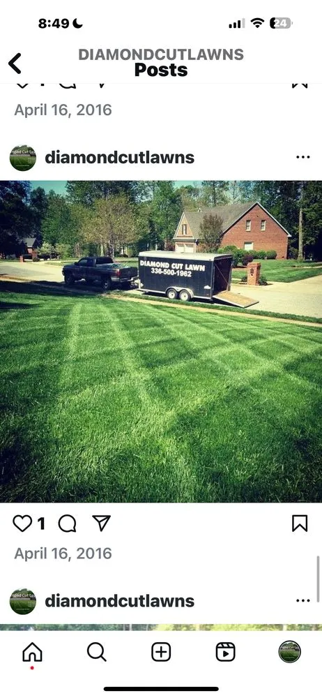 Custom lawn care service for residential properties across Kernersville, NC - Diamond Cut Lawnz