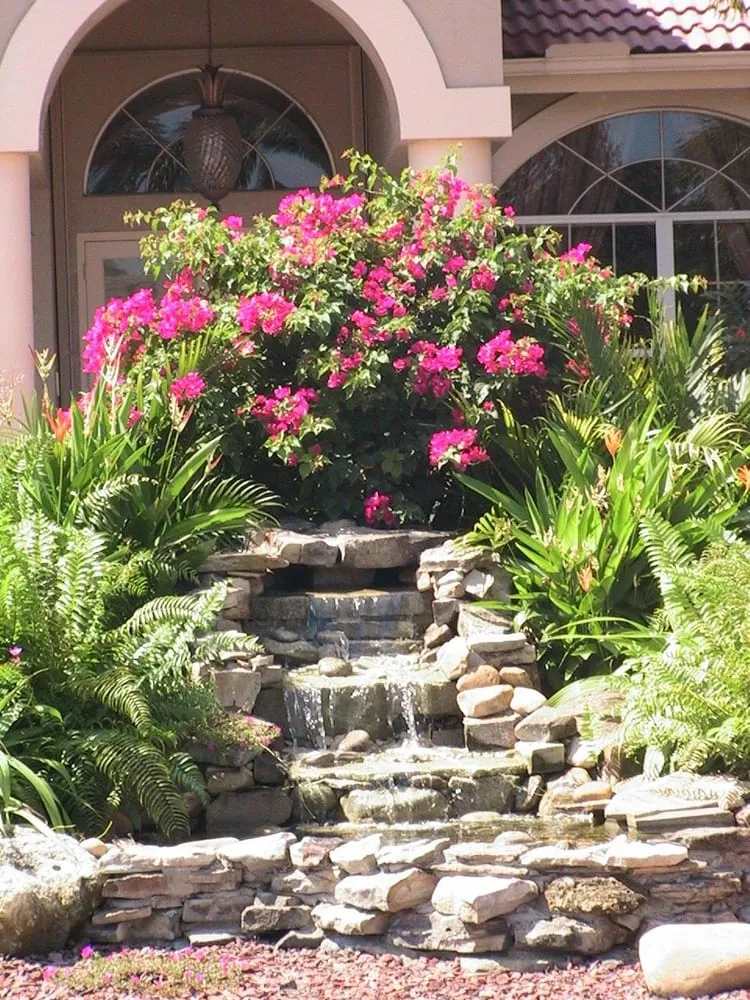 Custom garden landscaping near you in Coconut Creek, FL by Diamond Cuts & Landscaping