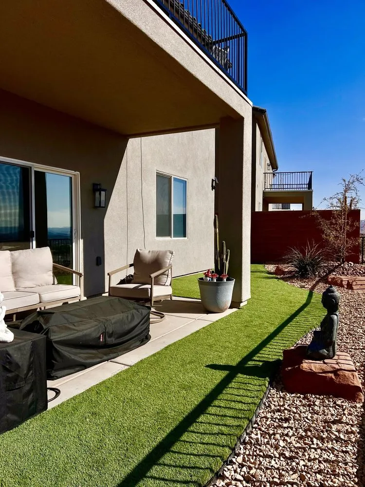 Local landscape installation in St. George, UT by Diamond Desert Landscape Group