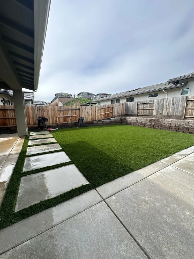 Top-rated lawn mowing service for year-round maintenance in Diamond Springs, CA by Diamond Landscape Hardscape