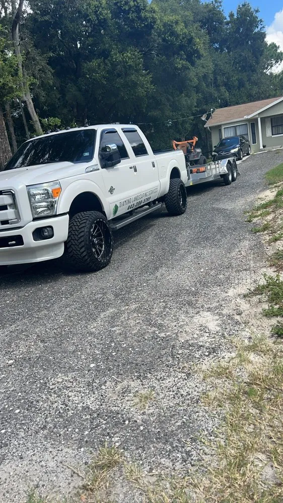 Expert garden landscaping with custom design in Brooksville, FL by Diamond Landscaping Services