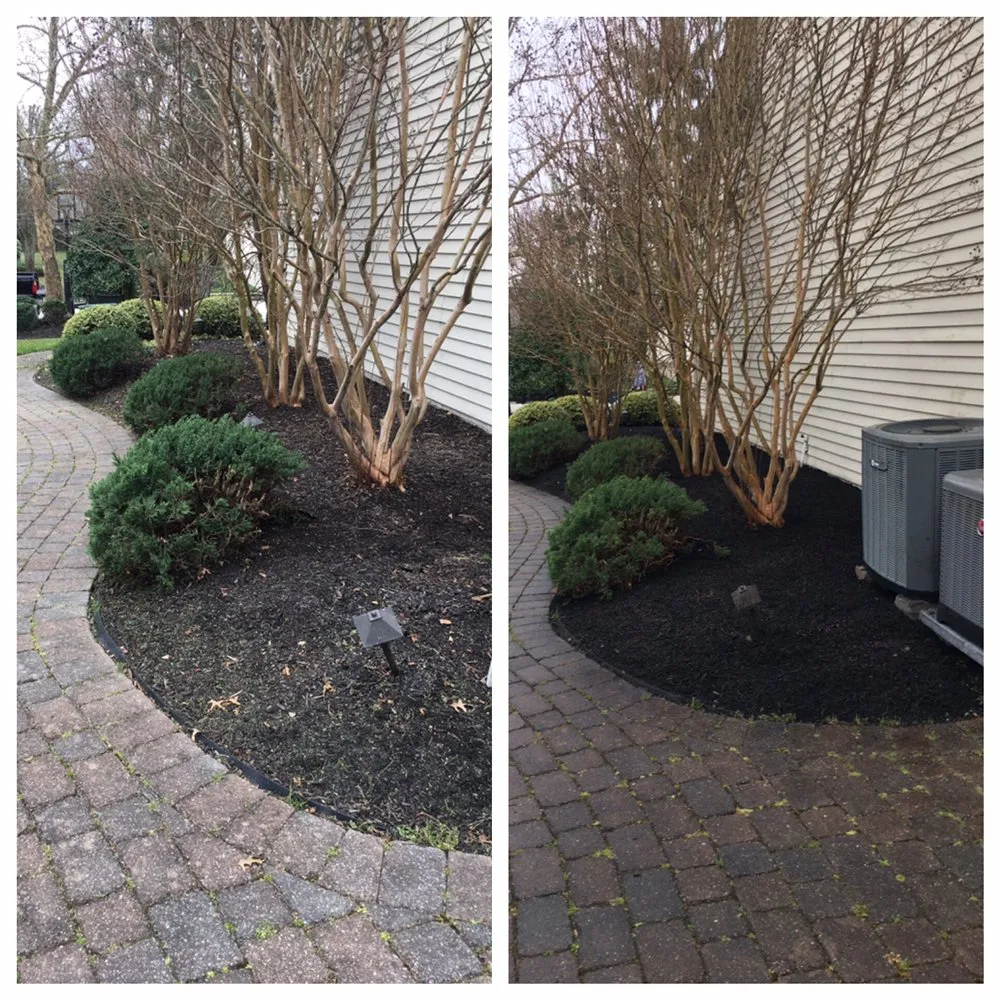 Custom garden landscaping for beautiful yards in Mount Laurel, NJ by Diamond Lawncare
