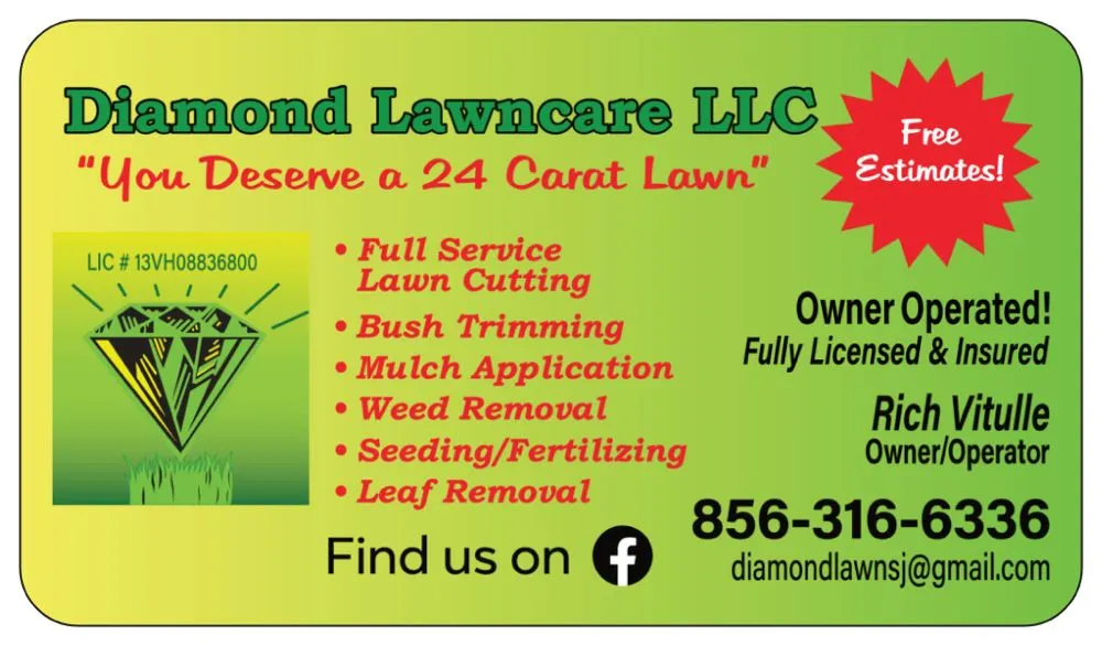 Professional landscaping services experts serving Mount Laurel, NJ - Diamond Lawncare