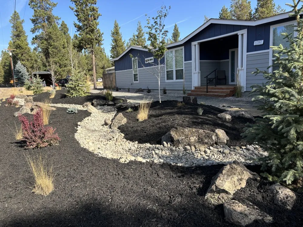 Custom garden landscaping in Bend, OR by Diamond Peak Landscape & Irrigation