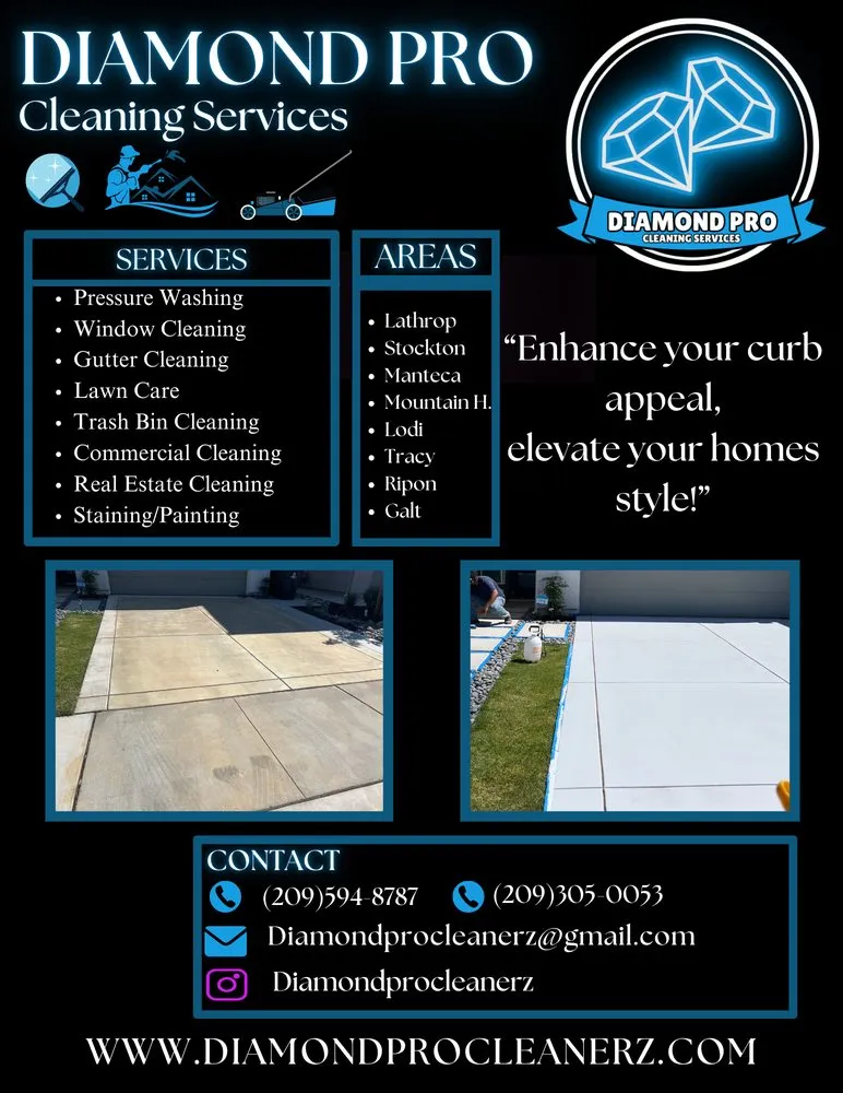 Professional landscaping services near you in French Camp, CA by Diamond Pro Cleaning Services