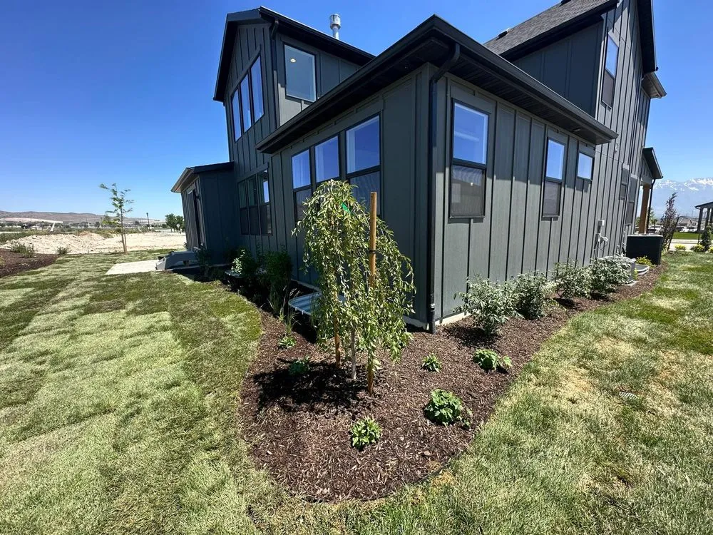 Professional yard maintenance with custom design across American Fork, UT - Diamond Property Services